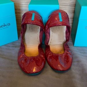 Ruby Red Tieks